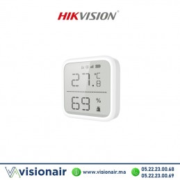 Détecteur de température sans fil Hikvision DS-PDTPH-E-WB Casablanca Maroc