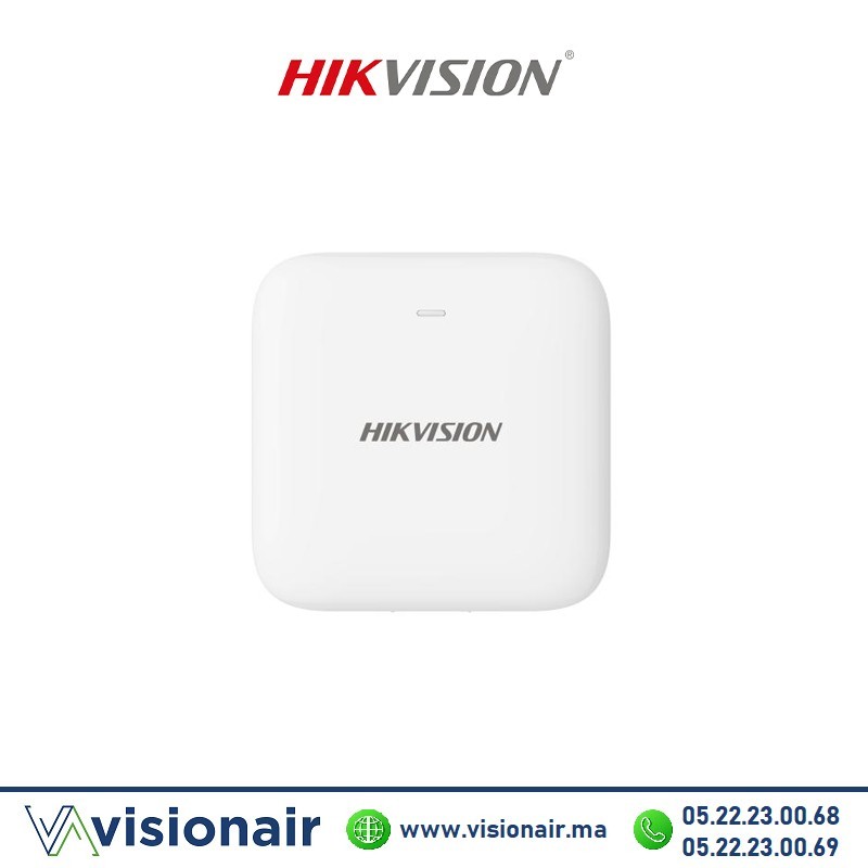 Détecteur de fuites d'eau sans fil Hikvision DS-PDWL-E-WB Casablanca Maroc