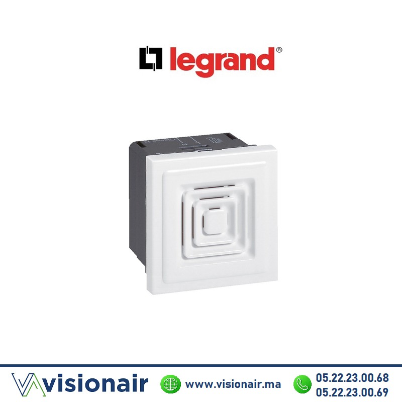 Sonnerie à timbre électronique Legrand Mosaic 27V IP41 076642 Casablanca Maroc