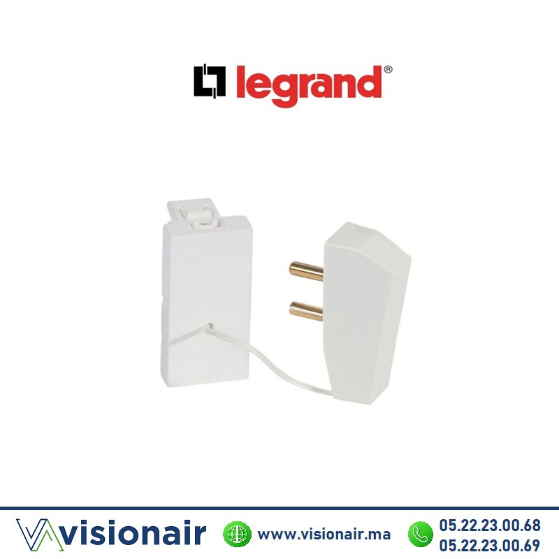 Fich shunt Legrand Mosaic pour mise en attente d’alarme biomédical  078207 Casablanca Maroc