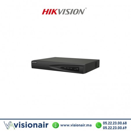 Nvr Hikvision 4K 4CH POE 2HDD PRO DS-7604NI-Q1/4P Casablanca Maroc