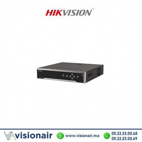 NVR HIKVISION 4K 64CH 8HDD AcuSense Ultra DS-8664NI-I8  Casablanca Maroc