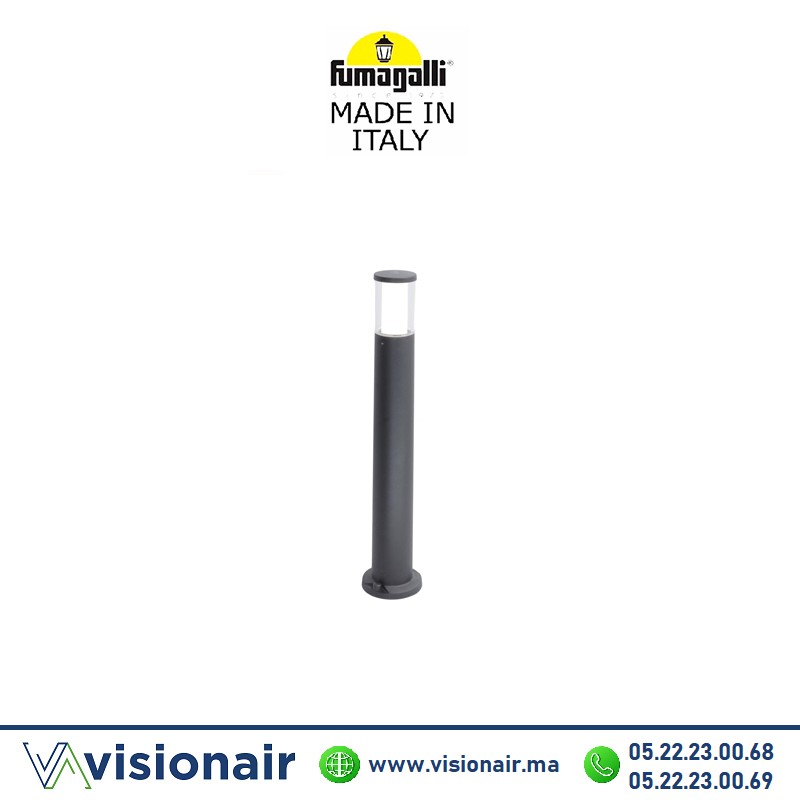 Borne Fumagalli Carlo 800 GU10 noir Casablanca Maroc