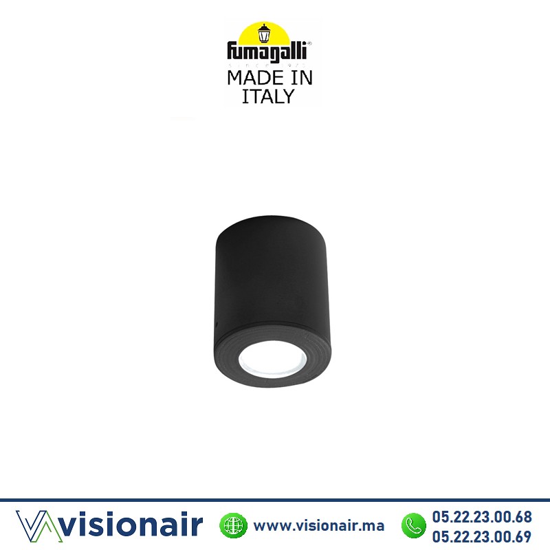 Plafonnier encastré Fumagalli Franca 90 Noir IP55 Casablanca Maroc