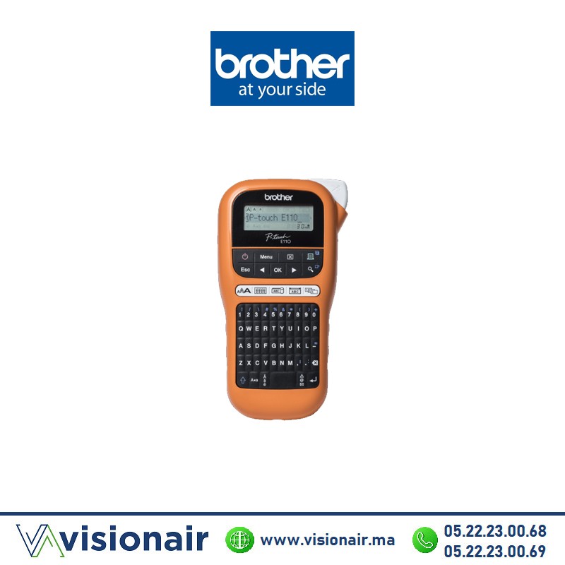 Etiqueteuse électricien portable Brother PT-E-110 Casablanca Maroc