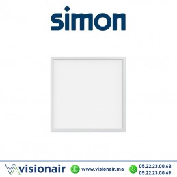 Panel LED Simon backlite encastré 600x600 48W 4000°K Casablanca Maroc