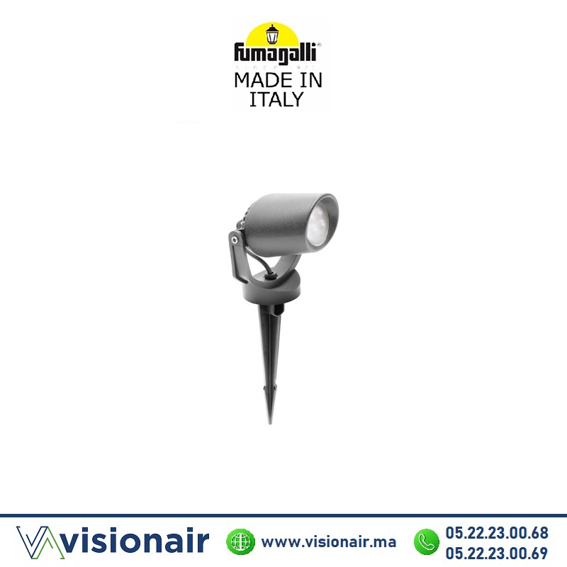 Spot piquet de jardin Fumagalli Minitommy-EL gris - Visionair Maroc