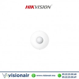Détecteur de plafond PIR 360° Sans fil Hikvision DS-PDCL12-EG2-WE Casablanca Maroc