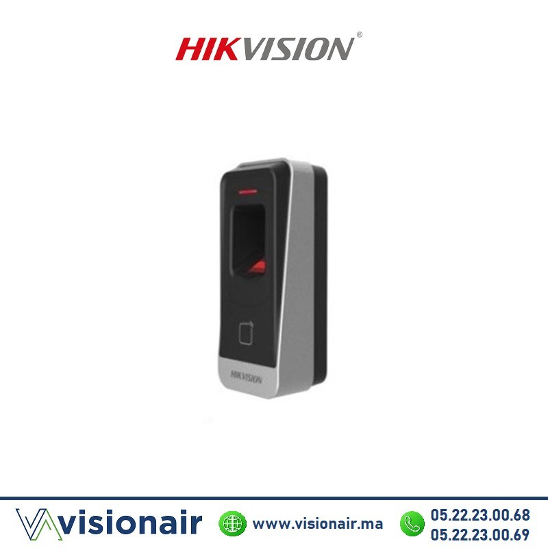 Lecteur d'empreinte RS-485 and Wiegand IP65 Hikvision DS-K1201AMF Casablanca Maroc