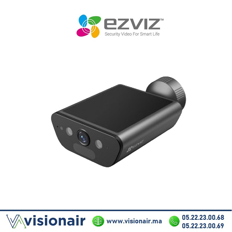 Caméra solaire extérieure Ezviz à batterie 4K/8MP EB5 Casablanca Maroc