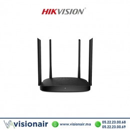 Routeur sans fil Hikvision Wi-Fi 5 AC1200 Gigabit Port dual band – Smart signal switching DS-3WR12GC Casablanca Maroc