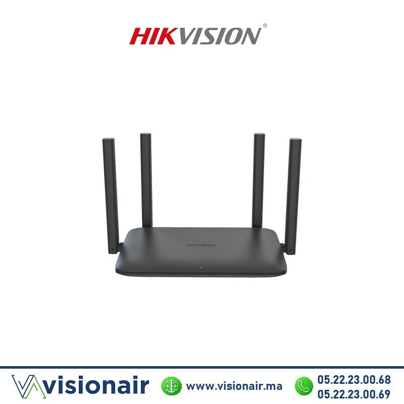 Routeur sans fil Hikvision Wifi6 AX1500 dual band DS-3WR15X Casablanca Maroc