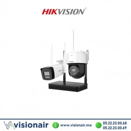 Kit WI-FI Hikvision IP 4MP NVR+ 1 Bullet + 1 PT Dôme NKS424W03H  Casablanca Maroc
