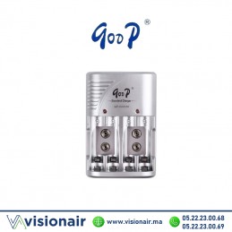 Chargeur Goop 4 Piles (AAA, AA, 9V) GD-C804U  Casablanca Maroc
