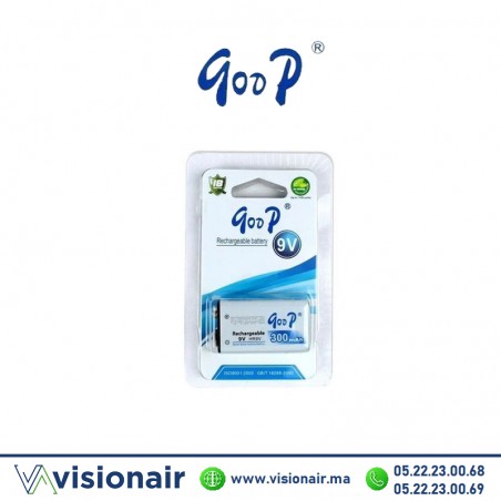 Pile Goop rechargeable 9V 300mah  Casablanca Maroc