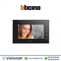 Moniteur vidéophone BTICINO écran 7"connecté noir 332855 Casablanca Maroc