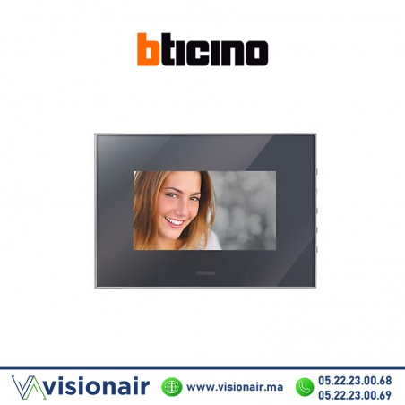 Moniteur vidéophone BTICINO écran 7" miroir 332353 - VISIONAIR Maroc