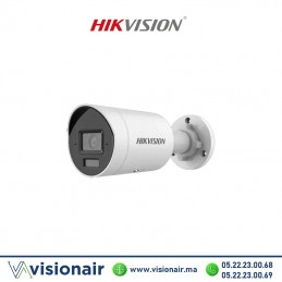 Caméra IP Hikvision bullet 6MP Smart Hybride AcuSense Audio DS-2CD2063G2-LI2U Casablanca Maroc