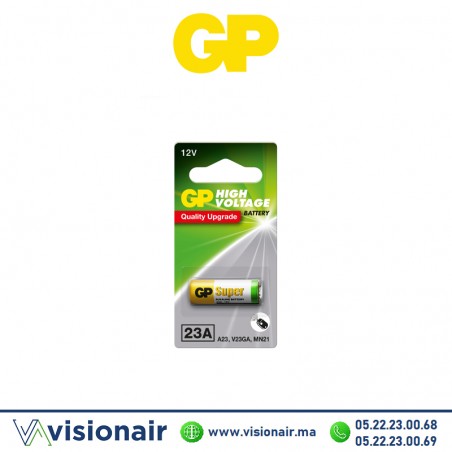 Pile GP LR23A/ A23/ V23GA/ MN21 12V alcaline Casablanca Maroc