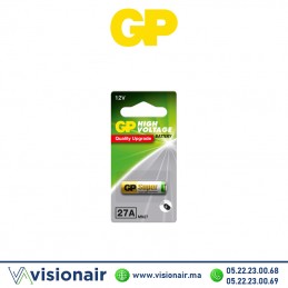 Pile GP LR27A/ MN27 12V alcaline Casablanca Maroc