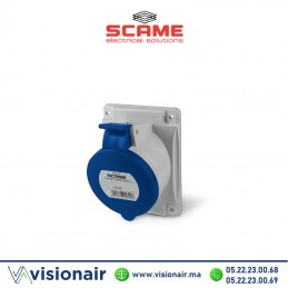 Prise A encastrer SCAME 2P+T 32A 200-250V IP44/IP54 Casablanca Maroc