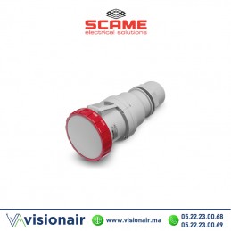 Prise mobile SCAME 3P+T 63A 380-415V IP66/IP67/IP69 Casablanca Maroc