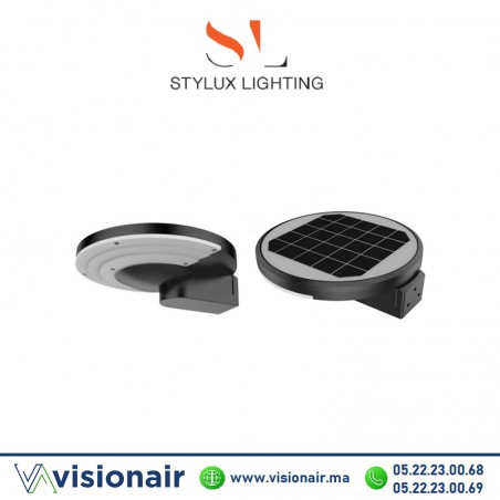 Appliques LED solaire Stylux 4000°K IP65  Casablanca Maroc