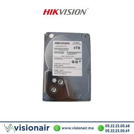 Disque dur 4TB Hikvision DS40HKVS-VX1 - VISIONAIR Maroc