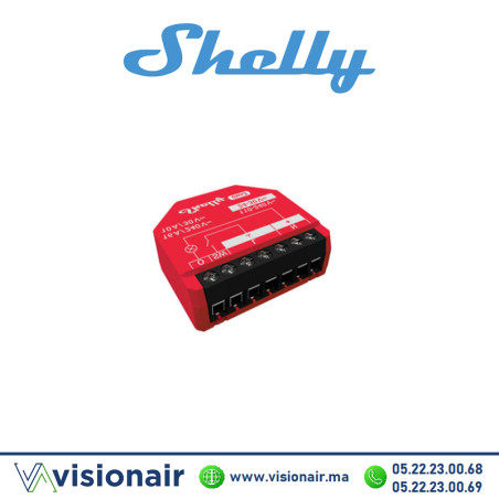 Relais domotique SHELLY Wi-Fi éclairage avec mesure de cons SHELLY-1PM Casablanca Maroc