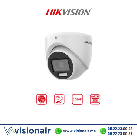 Caméra HIKVISION Turret 2MP Smart Hybrid DS-2CE76D0T-EXLMF - VISIONAIR Maroc