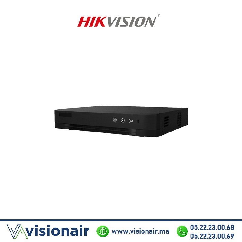 Dvr Hikvision 3K/5MP compact 4 ports DS-7204HQHI-M1/E Casablanca Maroc
