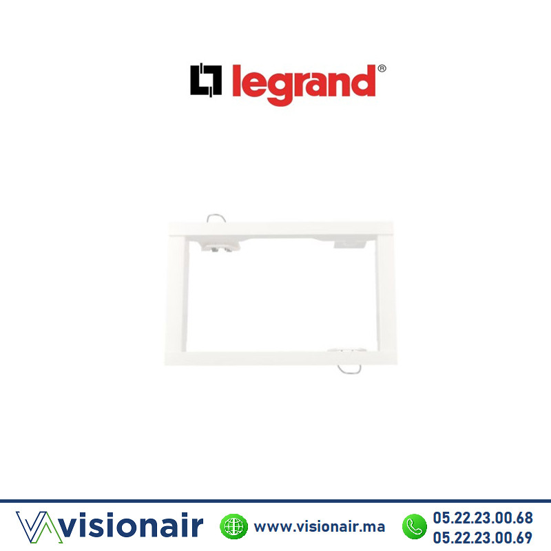 Cadre d'encastrement LEGRAND pour BAES X-LIGHT 180 - Visionair Maroc