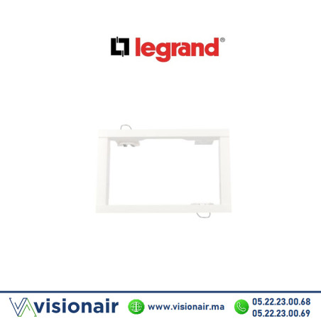 Cadre d'encastrement LEGRAND pour BAES X-LIGHT 180 - Visionair Maroc