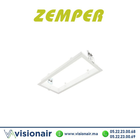 Cadre d'encastrement Zemper bloc de secours AMD0041 - VISIONAIR Maroc