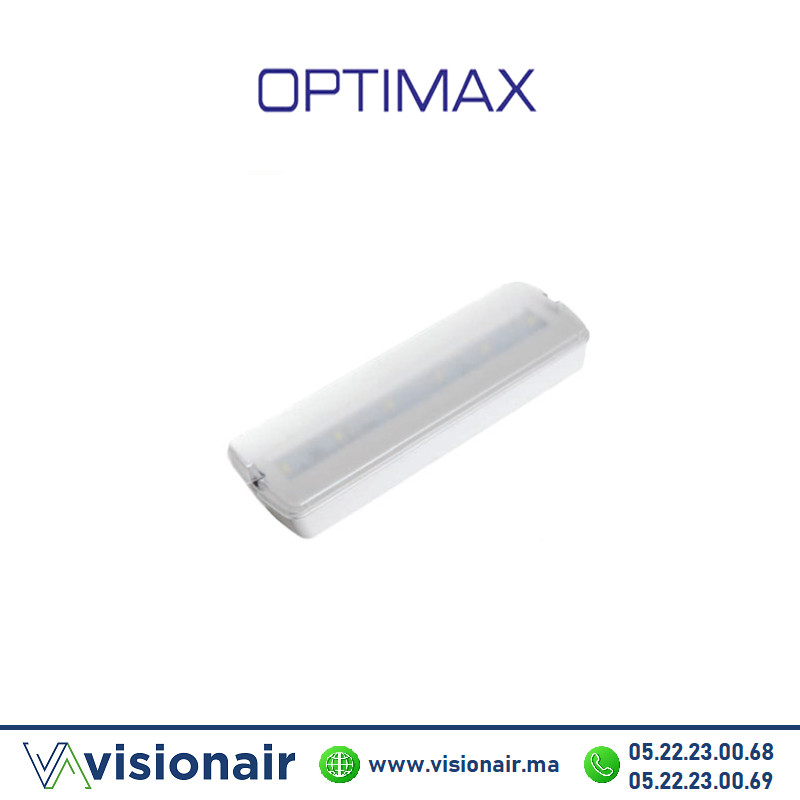BAES Bloc de secours optimax 150LM 3H IP20 Casablanca Maroc