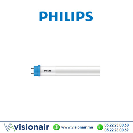 Tube LED T8 Philips CorePro 16w 120cm 6500°K Casablanca Maroc