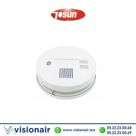 Détecteur de fumée Tosun sans fil alarme TOSST-81 - VISIONAIR Maroc