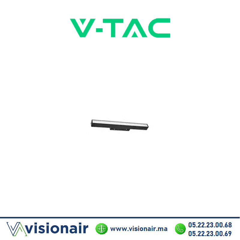 Projecteur 12W V-Tac 3000°K line rail magnétique SKU97809 - VISIONAIR Maroc