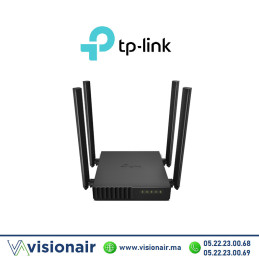 Routeur sans fil Wi-Fi TP-LINK 2,4GHZ/5GHZ AC1200 Archer C54 Noir Casablanca Maroc