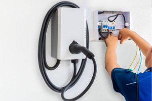 installation borne de recharge -Casablanca Maroc